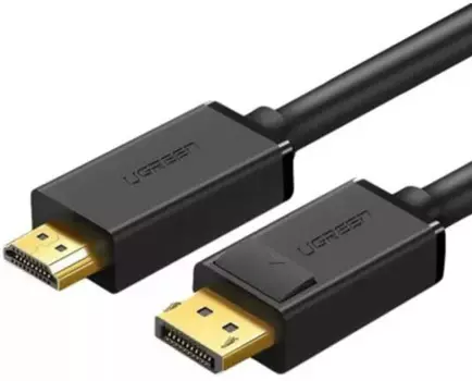 Кабель интерфейсный UGREEN DP101 10203_ DP(M)/HDMI(M), 3м, черный