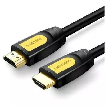 Кабель интерфейсный UGREEN HD101 10128_ HDMI Male To Male, 1,5м, черно-желтый