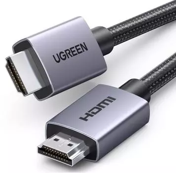 Кабель интерфейсный UGREEN HD153 25297_ HDMI 4K/60Hz. Длина: 1м. Цвет: серый