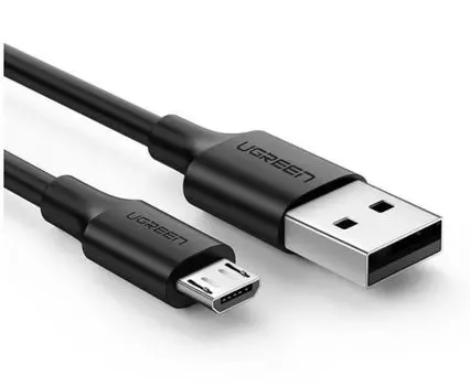 Кабель интерфейсный UGREEN US289 60827_ USB 2.0 A to Micro USB Nickel Plating. Длина: 3м. Цвет: черный