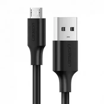 Кабель интерфейсный UGREEN US289 USB 2.0 A to Micro USB Nickel Plating, длина: 0,5м, цвет: черный