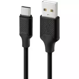 Кабель интерфейсный Unico DCTYPECBSUNC Type-С, 2,1А, basic, 480 Мбит/с, PVC, 1м, черный