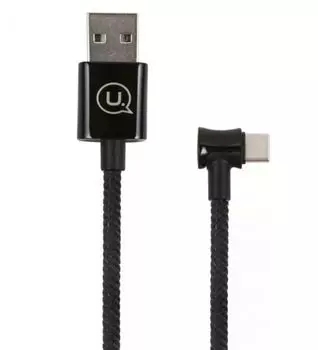 Кабель интерфейсный Usams U13 УТ000020270 USB/Type-C, Smart Power-off, черный (SJ341USB01)