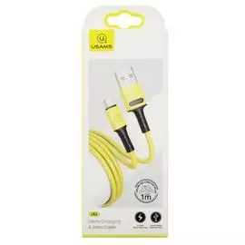 Кабель интерфейсный Usams US-SJ435 U52 УТ000021868 USB/Micro, 1м, желтый (SJ435USB03)