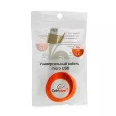 Кабель интерфейсный USB 2.0 Cablexpert AM/microBM 5P