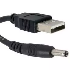 Кабель интерфейсный USB 2.0 Cablexpert AM/DC 3,5 мм CC-USB-AMP35-6 1.8 м, (для хабов), экран, черный, пакет