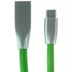 Кабель интерфейсный USB 2.0 Cablexpert CC-G-USBC01Gn-1M AM/Type-C, серия Gold, длина 1м, зеленый, блистер