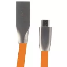 Кабель интерфейсный USB 2.0 Cablexpert CC-G-mUSB01O-1M AM/microB, серия Gold, длина 1м, оранжевый, блистер