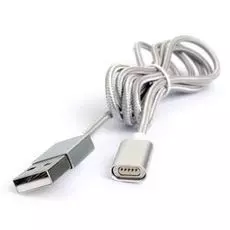 Кабель интерфейсный USB 2.0 Cablexpert CC-USB2-AMMg-1M магнитный, для адаптеров TypeC - microBM 5P - iPhone light