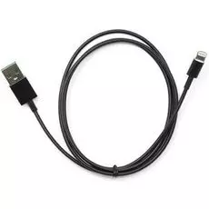 Кабель интерфейсный USB 2.0 Cablexpert CC-USB-AP2MBP AM/Apple, для iPhone5/6 Lightning, 1 м, черный, пакет