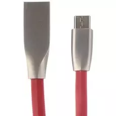 Кабель интерфейсный USB 2.0 Cablexpert CC-G-USBC01R-1M AM/Type-C, серия Gold, длина 1м, красный, блистер