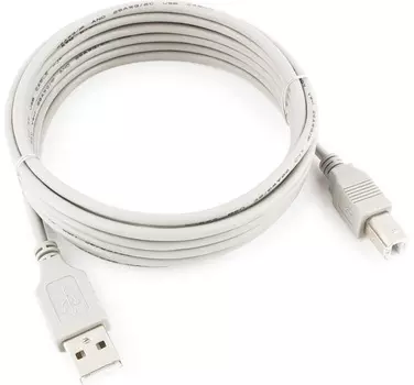 Кабель интерфейсный USB 2.0 Cablexpert CC-USB2-AMBM-10-N AM/BM, медь, 3.0м, пакет
