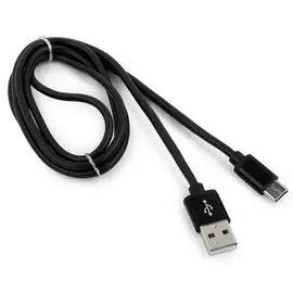 Кабель интерфейсный USB 2.0 Cablexpert CC-S-USBC01Bk-1M
