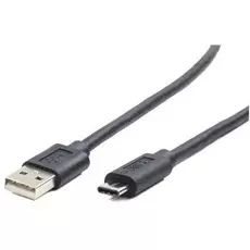 Кабель интерфейсный USB 2.0 Cablexpert CCP-USB2-AMCM-1M , AM/USB Type-C, 1м, пакет