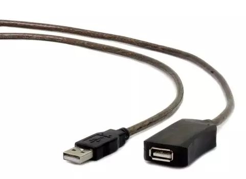Кабель интерфейсный USB 2.0 Filum FL-C-U2-AM-AF-10M 10 м., черный, разъемы: USB A male-USB A female, пакет
