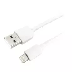 Кабель интерфейсный USB 2.0 Гарнизон AM/Lightning 8P GCC-USB2-AP2-0.3M-W для iPhone5/6/7, IPod, IPad, 0.3 м, белый, пакет
