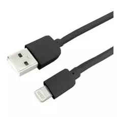 Кабель интерфейсный USB 2.0 Гарнизон AM/Lightning 8P GCC-USB2-AP2-1M для iPhone5/6/7, IPod, IPad, 1 м, черный, пакет
