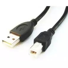 Кабель интерфейсный USB 2.0 Gembird AM/BM Pro, 1.8 м, черный, пакет