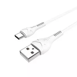 Кабель интерфейсный USB 2.0 Hoco X37 6931474710512 AM/Type-C, белый, 1м