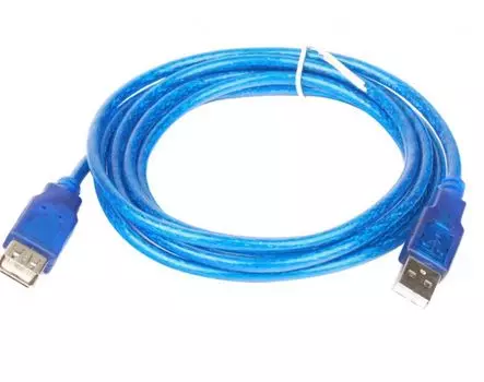 Кабель интерфейсный USB 2.0 Telecom VUS6956T-3MTBO удлинительный AM/AF прозрачная изоляция 3.0m