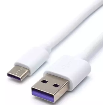 Кабель интерфейсный USB 2.0-Type C Atcom AT2770 1 м, белый