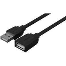 Кабель интерфейсный USB 2.0 удлинитель Vention AM-AF VAS-A44-B050 0,5 м, Black Edition