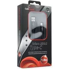 Кабель интерфейсный USB 3.0 Cablexpert CC-P-USBC03Bk-1.8M