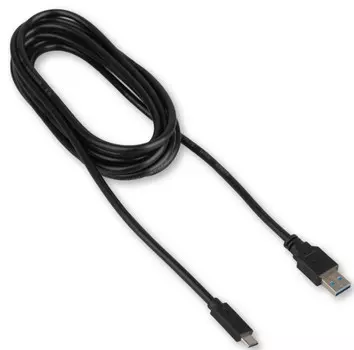 Кабель интерфейсный USB 3.0 Cablexpert CCP-USB3-AMCM-3M AM/Type-C, 3А, 36Вт, QC3.0, медь, двойн.экран, Pro, 3м, черный, пакет