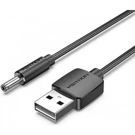 Кабель интерфейсный Vention CEXBF USB A(M)/DC-jack 3.5мм(M), 1м, чёрный