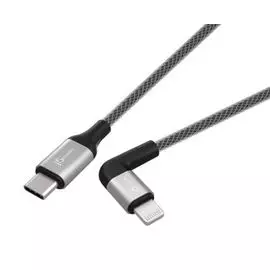 Кабель j5create JALC15B USB-C to Lightning Cable 90 Degrees - black