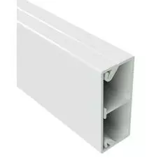 Кабель-канал DKC 00314 TMC 50/2x20 L2000 с крышкой, с перегородкой, белый. In-liner Classic