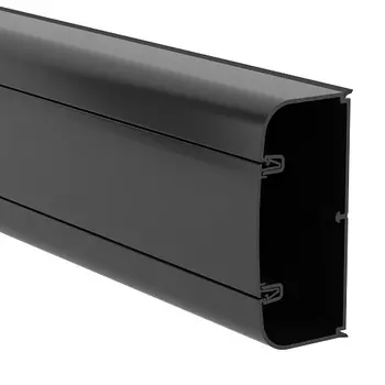 Кабель-канал DKC 01050A 110х50 L2000, с фронтальной крышкой, черный, "In-liner Front"