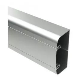 Кабель-канал DKC 09599 алюминиевый 90х50 L2000 с крышкой, серый металлик. In-liner Aero