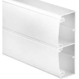 Кабель-канал DKC 11499 алюминиевый 140х50 L2000 с 2-мя крышками, с перегородкой, белый. In-liner Aero