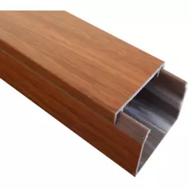 Кабель-канал Ecoplast MEX 77007N 25х16 мм с текстурой дерева (орех)