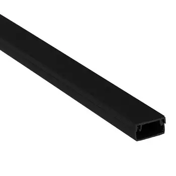 Кабель-канал EKF kk-40-16b (40х16) черный Plast