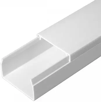 Кабель-канал Промрукав PR03.0053 белый 2-й замок в п/э 40х25x2000 мм