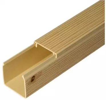 Кабель-канал Промрукав PR03.0181 сосна 2-й замок в п/э 20х10x2000 мм