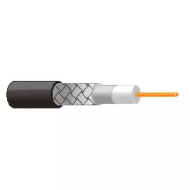 Кабель коаксиальный RG 59 Hyperline COAX-RG59-LSZH-500 , 75 Ом, жила - 20 AWG, LSZH (бухта 500 м)