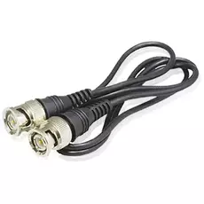 Кабель LAZSO WC111-200 соединительный 1 BNC (штекер) х 1 BNC (штекер), длина 200 см., тип кабеля RG59. Материал разъёмов - цинк, изолятор - полиоксиме