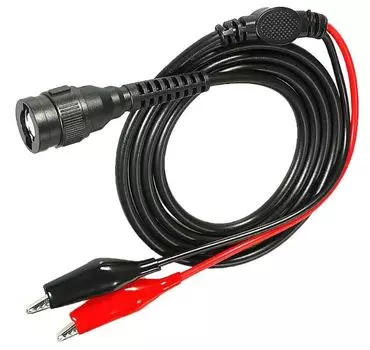 Кабель МЕГЕОН BNC - "Крокодил" измерительный коаксиальный