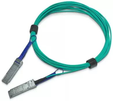 Кабель MELLANOX TECHNOLOGIES MFA1A00-E010 active fiber cable, IB EDR, up to 100Gb/s, QSFP, LSZH, 10m