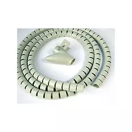 Кабель-менеджер Hyperline SHW-20 (прозрачный) пластиковый спиральный для кабеля д.20 мм (2 м) и инструмент ST-20