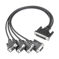 Кабель MOXA CBL-M44M9x4-50 50cm DB44 to 4-port DB9, male cable