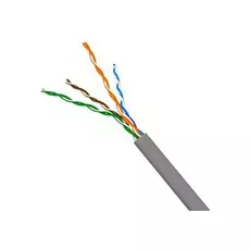 Кабель витая пара F/UTP 5e кат. 4 пары Newmax NM-FTP5E4PR-CCA серый, 305м