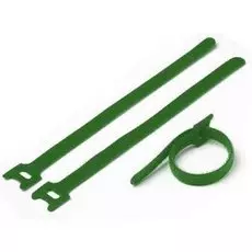 Кабельный хомут Lanmaster LAN-VCM310-GN липучка 310мм, 20 шт., зеленый