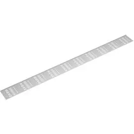 Кабельный организатор Cabeus VCM-47U-GY вертикальный перфорированный в шкаф 47U, металлический, цвет серый (RAL 7035)