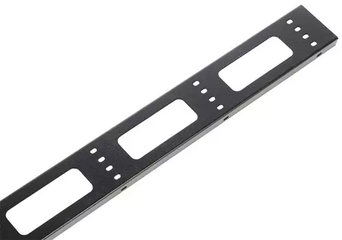 Кабельный организатор ЦМО ВКО-СТК-38-9005 вертикальный для стойки внешний с окнами, ширина 95 мм 38U, цвет черный