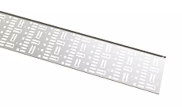 Кабельный организатор Hyperline CDV-150x9-42U-RAL7035 -лоток перфорированный вертикальный 150х9 мм, высотой 1868 мм, для шкафа высотой 42U, серый