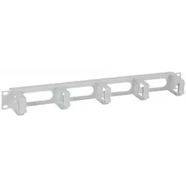 Кабельный организатор ITK CO35-1M6R 1U 2 боковых горизонт. и 4 вертик. кольца, серый